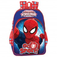 Spiderman Blue and Red School Bag 16 Inch